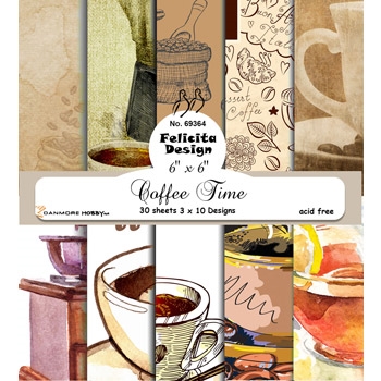 Felicita Design Coffee time 3x10design 15x15cm 200g